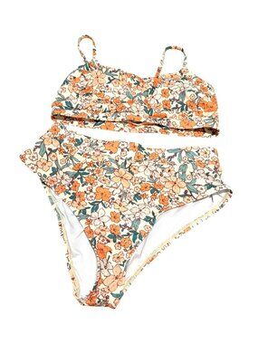 Cupshe Medium Floral Print Two-Piece Bikini Set NWOT